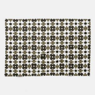 Dark stones Fancy shapes Kitchen Towel