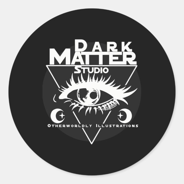 Dark Studio Official Logo Sticker  (Front)