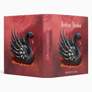 Dark Swan of Bones – Gothic Elegance Binder