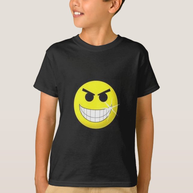 Dark T Shirt w Face (Front)