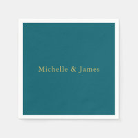 Dark Teal & Gold Colours Professional Trendy Moder