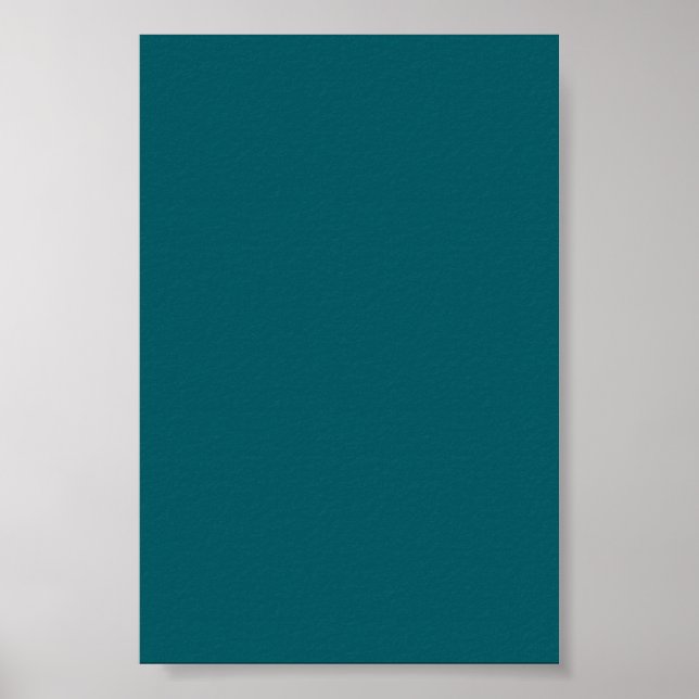 Dark Teal Green Background on a Poster (Front)