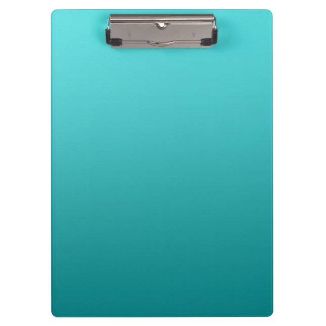 “Dark Teal Ombre” Clipboard (Front)