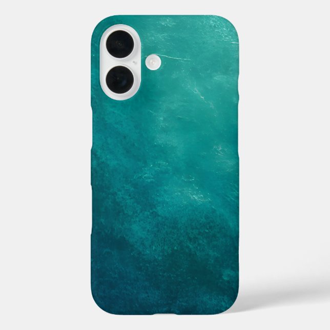 Dark Teal Ombre Texture Case-Mate iPhone Case (Back)