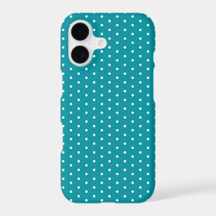 Dark Teal Polka Dot iPhone 7