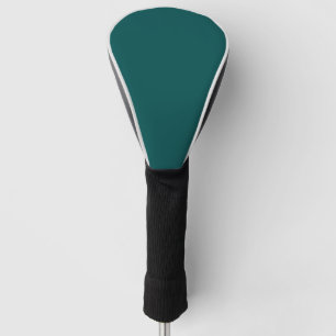 Dark Teal Solid Color Golf Head Cover