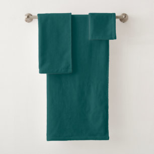 Dark Teal (solid colour) Bath Towel Set