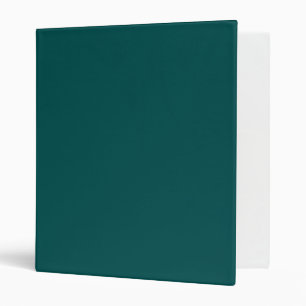 Dark Teal Solid Colour Binder