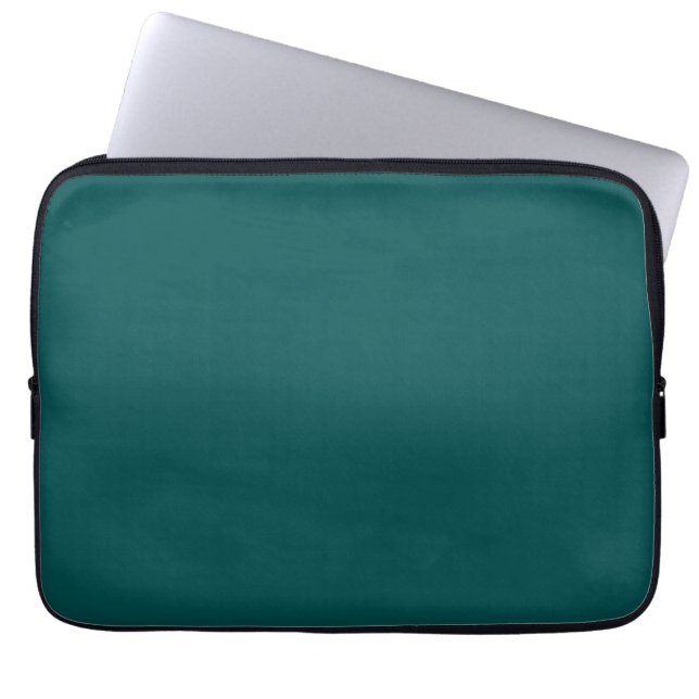 Dark Teal  (solid colour)  Laptop Sleeve (Front)