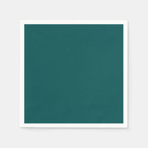 Dark Teal Solid Colour Napkin