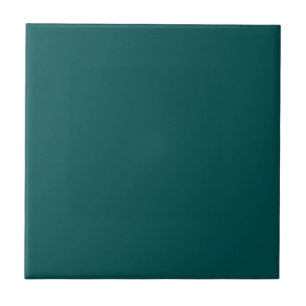 Dark Teal Solid Colour Tile