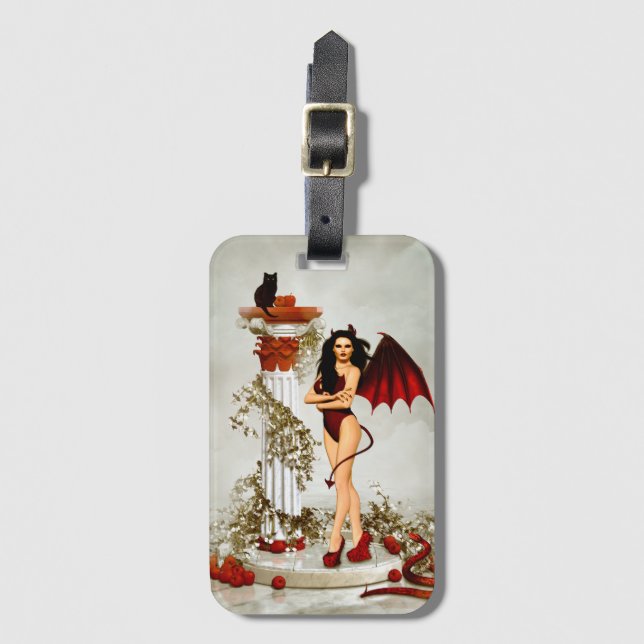 Dark Temptress Luggage Tag (Front Vertical)