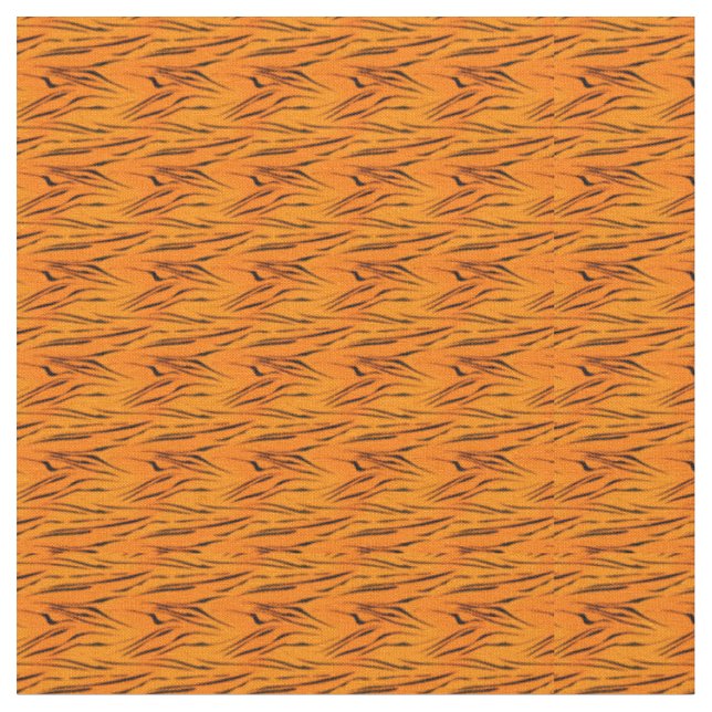 Dark Tiger Cotton Fabric (Close Up)