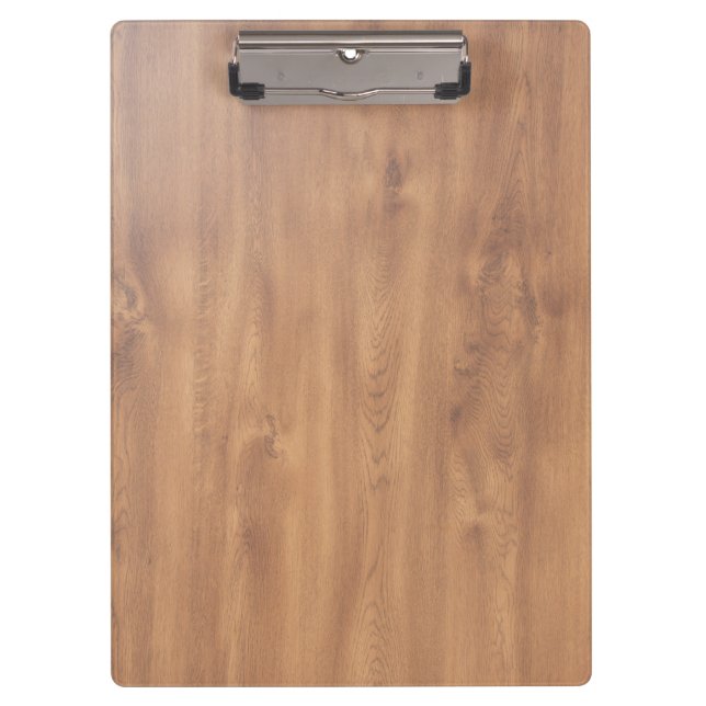 Dark timber pattern clipboard (Front)