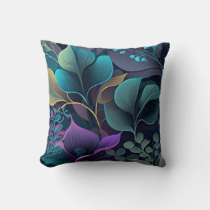 Dark Tones Purple/Black accent  pillow