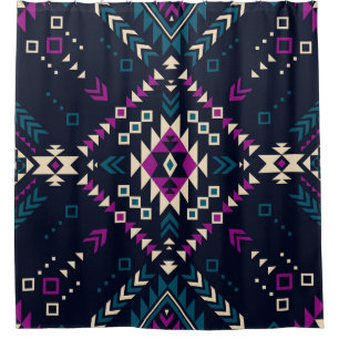 Dark tribal Navajo, vintage geometric.