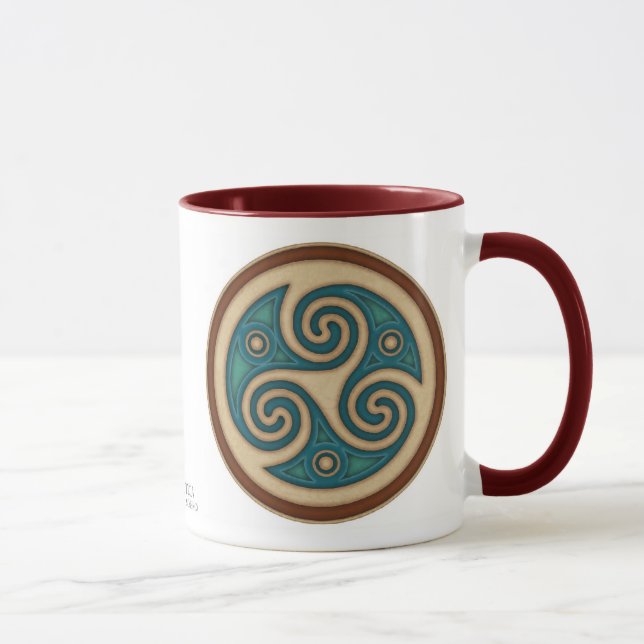 Dark Triskele Mug (Right)