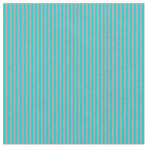 Dark Turquoise and Dark Grey Stripes Fabric