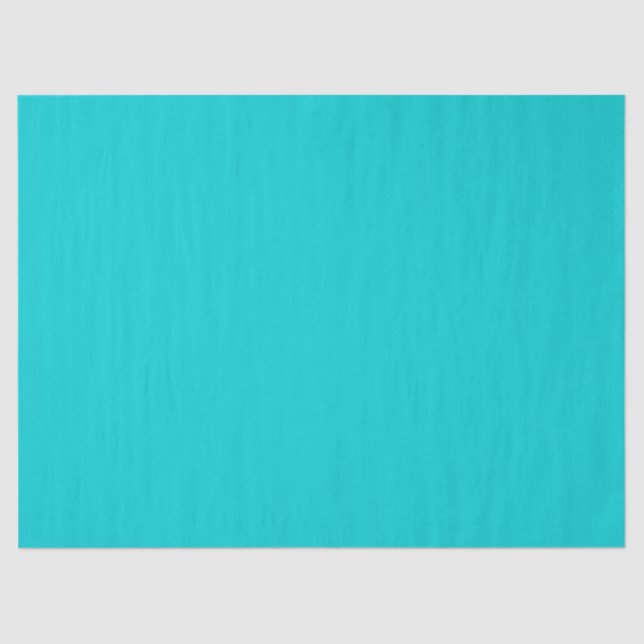 Dark Turquoise Solid Colour Tissue Paper (Front)