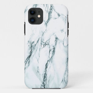 Dark Turquoise Vein Marble Look iPhone 11 Case