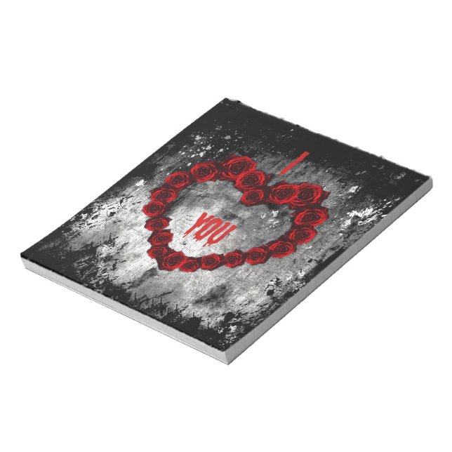 Dark Valentine Notepad (Rotated)