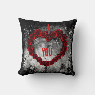Dark Valentine Throw Pillow