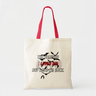 Dark Vampire Gothic Quote Aesthetic Canvas Tote  Bag