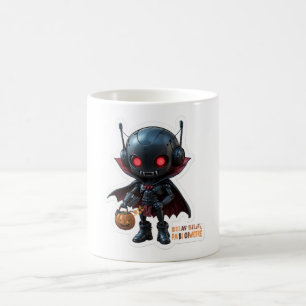 Dark Vampire Robot Halloween Spooky Sci-Fi Coffee  Coffee Mug