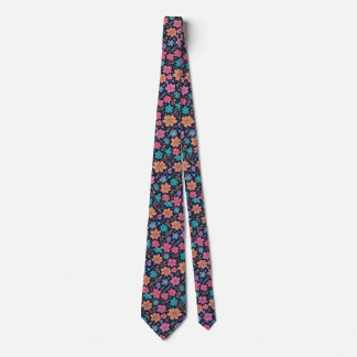 Dark Vibrant Spring Tie