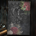Dark Victorian French Rose Ephemera Decoupage