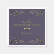 Dark Victorian Gothic Halloween Baby Shower