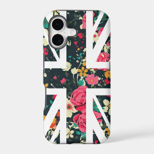 Dark Vintage Rose Union Jack British(UK) Flag