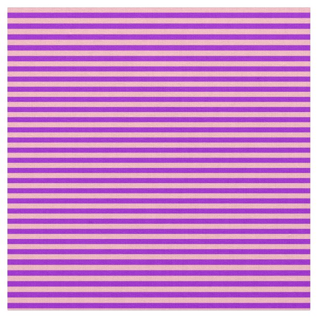 Dark Violet & Light Pink Coloured Lines Fabric (Close Up)