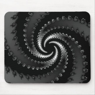 Dark Vortex Fractal Mouse Pad