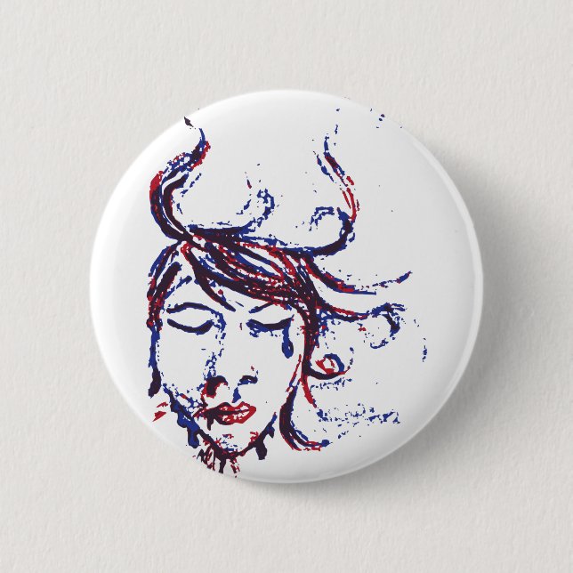 dark waters 2 inch round button (Front)