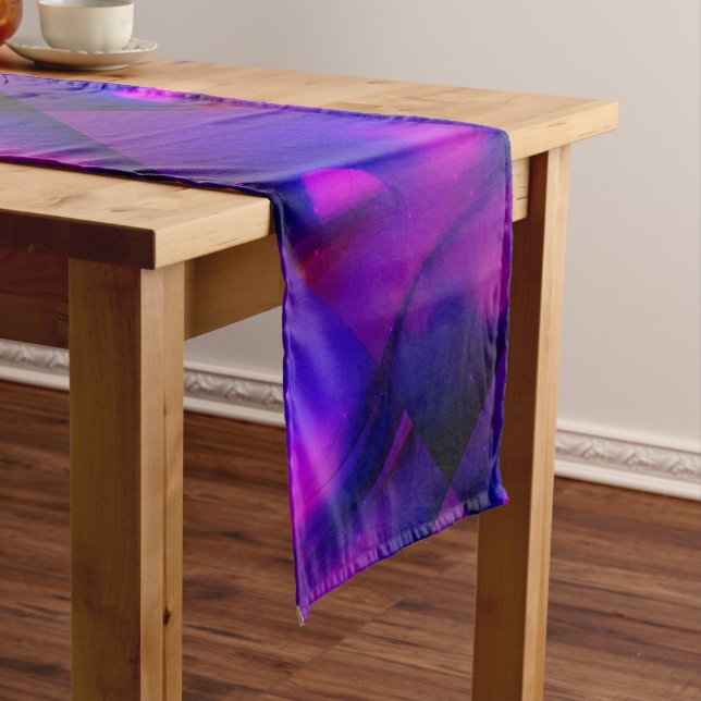 Dark Wave Short Table Runner (In Situ)