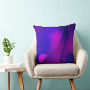 Dark Wave Throw Pillow