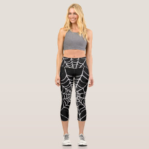 Dark Web Capri Leggings