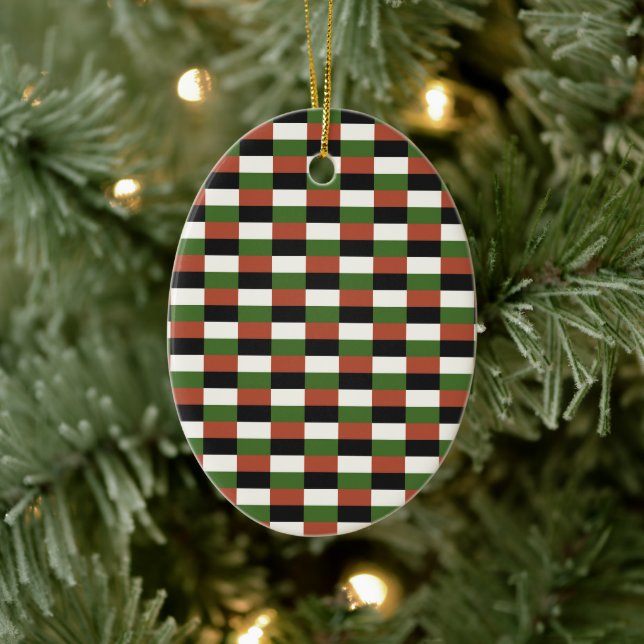 Dark, Wet Swamp Colors Ceramic Ornament (Tree)