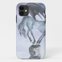 Dark Winged Fantasy Horse iPhone 5 Case