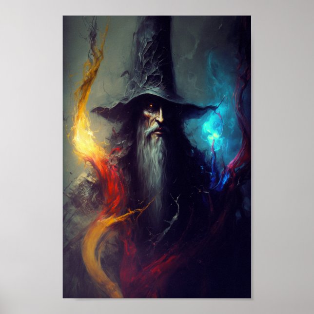 Dark Wizard enchanter poster (Front)