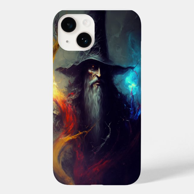 Dark Wizard Fantasy Phone Case | Mage Art 2 (Back)