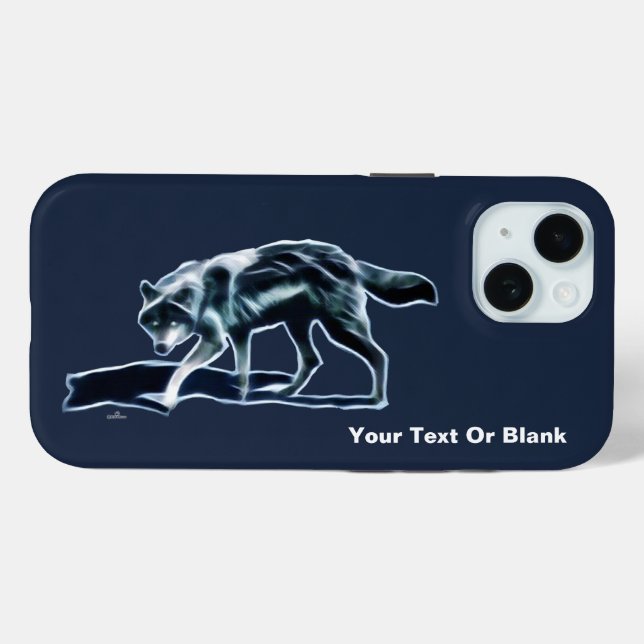 Dark Wolf Case-Mate iPhone Case (Back (Horizontal))