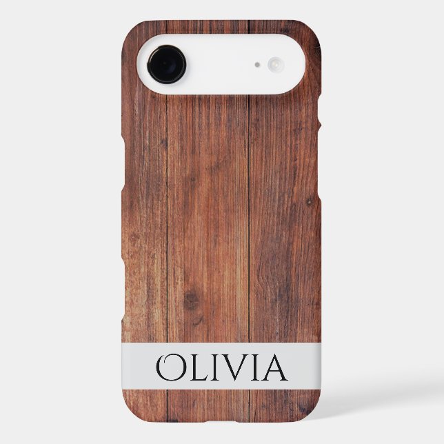 dark wood and modern personalized  (Back)