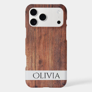 dark wood and modern personalized