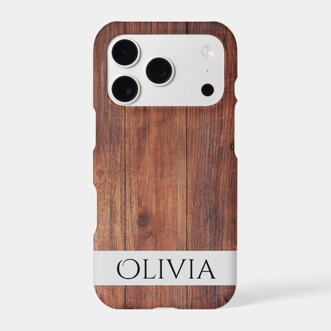 dark wood and modern personalized  (Back)