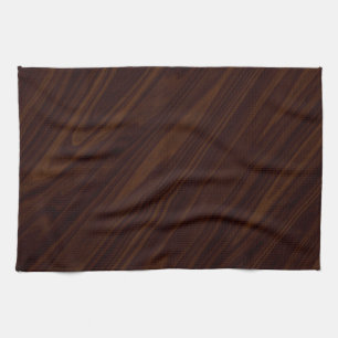 Dark wood background kitchen towel