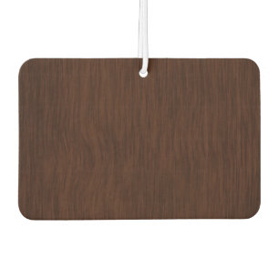 Dark Wood Grain Look Background Car Air Freshener