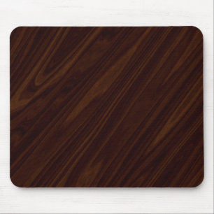 Dark wood mouse pad