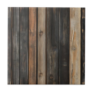 Dark Wood Pattern Tile